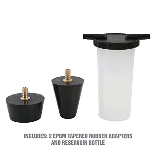 OEMTOOLS 27311 Power Steering and Brake Bleed Adapter Kit, Works w/Hand Vacuum Bleeder, Brake