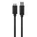 Tech Armor Hi-Speed USB Cable - USB A to Micro B USB 3.0 Cable - Sync and Charge Phone and More - 6FT - Black