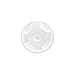 Eco-Products BlueStripe Recycled Plastic Cup Flat Lids, Case of 1000, Fits 9-24oz Plastic Cups, Made from 30% Post-Consumer Recycled Plastic Bottles, Recycled PET (rPET) For Cold Drinks & Snacks