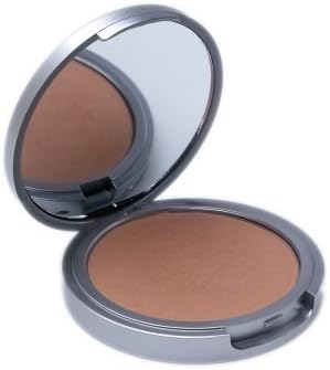 The Organic Face Luminous 100% All Natural Pressed Foundation Makeup - Chestnut
