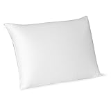 eLuxurySupply Beautyrest Latex Pillow | Hypoallergenic Natural Foam Pillows | 300 Thread Count 100 Percent Cotton Antimicrobial Cover - Queen Size
