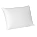eLuxurySupply Beautyrest Latex Pillow | Hypoallergenic Natural Foam Pillows | 300 Thread Count 100 Percent Cotton Antimicrobial Cover - Queen Size