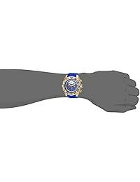 Invicta de los hombres 'Speedway' cuarzo, de acero inoxidable y silicona reloj Casual, color: azul (modelo: 26302)