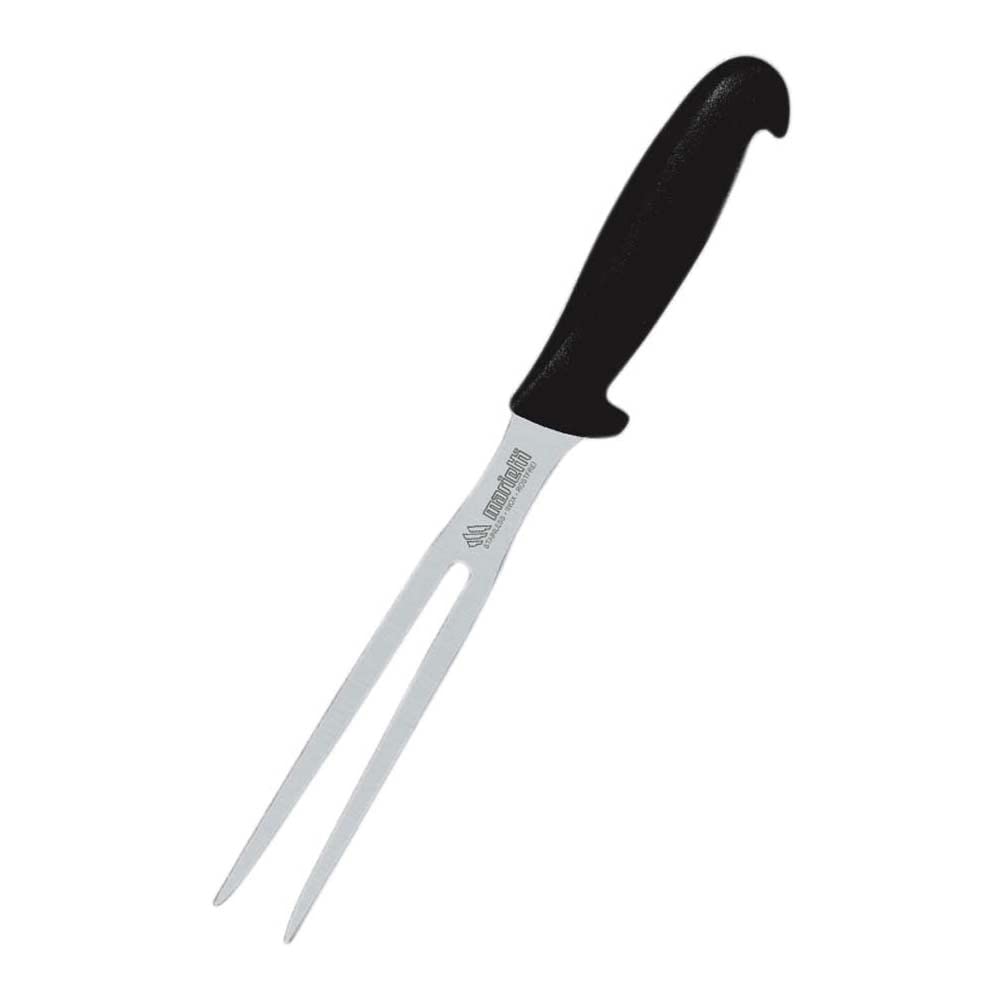 Marietti 1193P FORCHETTONE Practical Carving Fork for Taking or Turning Meat, Black, 18 cm Blade Length