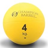 Rubberized Medicine Ball-Yellow 8.8 lb (EA)