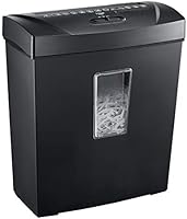 Bonsaii Paper Shredder, 12 Sheet Cross Cut Document and Credit Card Shredder for Home Use, Black(C170-C)
