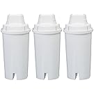 AmazonBasics Replacement Water Filters for AmazonBasics & Brita Pitchers - 3-Pack