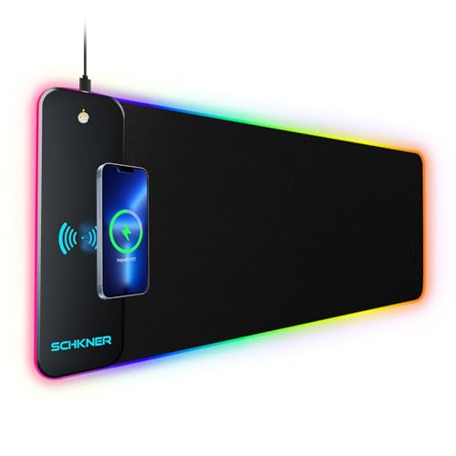 RGB Gaming Mouse Pad with Wireless Charging