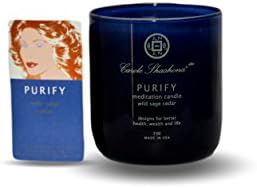 Carole Shashona Blue Purify Spirit and Style Meditation Candle