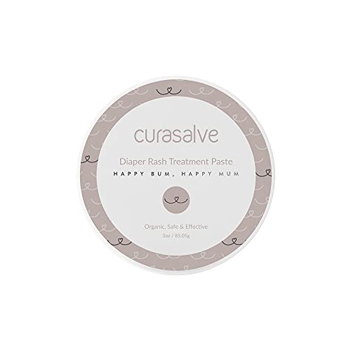 Curasalve Natural Diaper Rash Paste, Soothing Diaper Rash Cream for