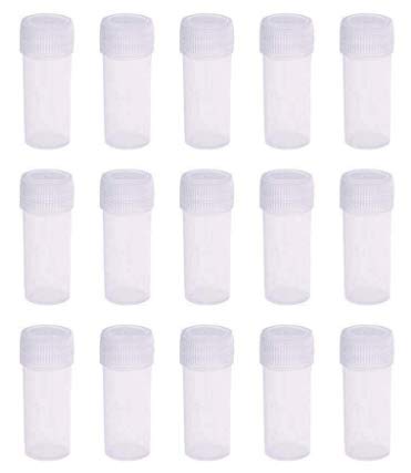 Photo 1 of 5ML Plastic Sample small Bottles Vial Storage with Lid Vial Storage Container for Small Items-50PCS