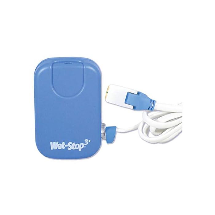 Wet Stop 3 Bedwetting Alarm (Blue) 6 Alarms & Vibration, Enuresis Alarm, Incontinence, Potty Training, 100% Satisfaction Guaranteed