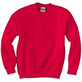Gildan - Youth Crewneck Sweatshirt - Red S