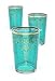 Casablanca Market Moroccan Morjana Tea Glass, 4 inches x 2.5 inches, Green
