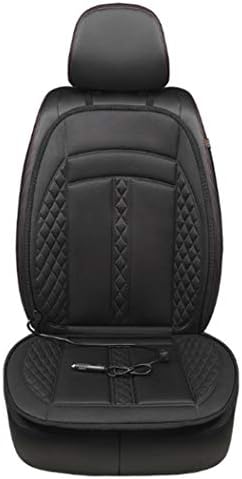 AIMADO Heated Car Seat Cover, 12V Heated Seat Cushion, Soft Comfortable Car Seat Warmer Pad