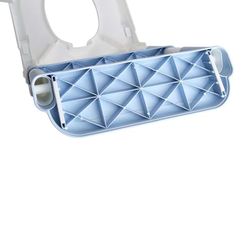 Troninho Redutor Infantil Assento com Escada OHANA BABY – Para Vaso Sanitário Redondo, Antiderrapante, Ideal para Crianças em Processo de Desfralde A partir de 18 Meses (Azul)