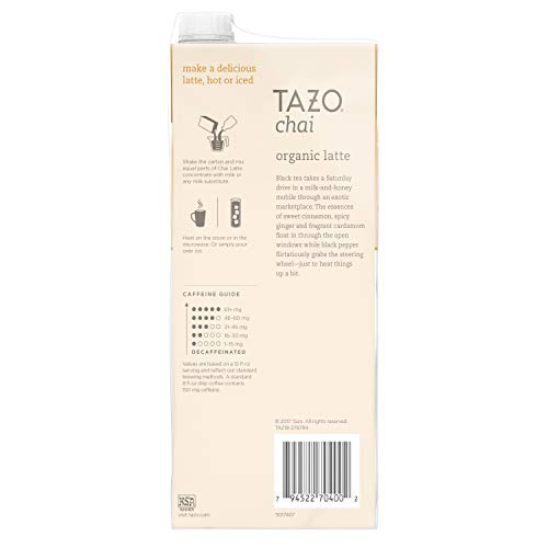 TAZO ORGANIC CHAI LATTE CONCENTRATE BLACK TEA 32 OZ