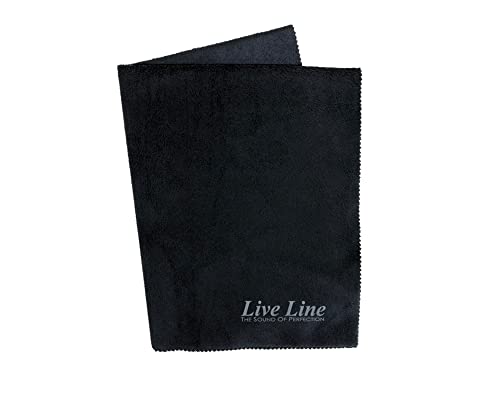 LiveLine ライブライン 高品質ワイピングクロス ブラック LWC1800BK商品画像
