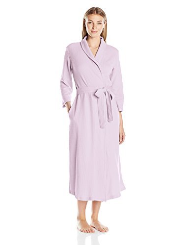 Download Casual Moments Women's 50" Waffle Wrap Robe, Lilac, Small ...