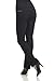 Rekucci Jeans Women's Ease in to Comfort Fit Stretch Straight Leg Denim Pants (8SHORT,Black Denim)
