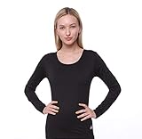 Women Thermal Underwear Top by Outland; Base Layer; Soft Lightweight Warm Fleece