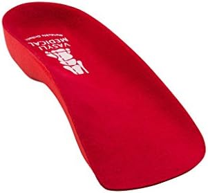 Custom Red 3/4 Length Orthotic