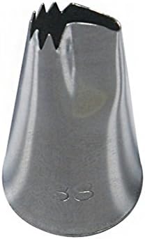 SAMUN Cake Decorating Tip Jointless Staintless Steel Ruffle Tube (No. 88)