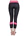 Baleaf Women's Workout Running Capri Leggings Pink Size S