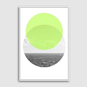 Framed Canvas Home Artwork Decoration Abstract Canvas Wall Art for Living Room, Bedroom - 16x24 inches