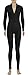 AveryDance Women's Spandex Polo Neck Front Zipper Stirrup Unitard