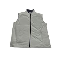 The Weather Apparel Co Poly Flex Golf Vest Sand/Navy X-Large