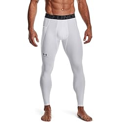 Under Armour Men's HeatGear Armour Leggings, White