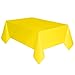 Neon Yellow Plastic Rectangular Table Cover (54