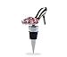 Cheers High Heel Shoe Metal Wine Stopper - Elegant Decor Bottle Stopper for Wine Bottles Party Decor