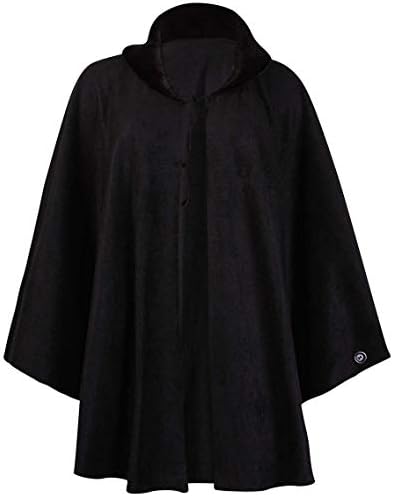 Top Fashion18Ladies Plus Size Batwing Ladies Fleece Faux Fur Collar Tie Cape One Size Poncho Coat UK Size 16-28