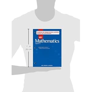 Holt Mathematics Course 2: Libro de trabajo: tarea y práctica