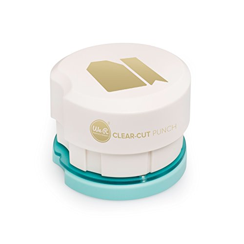 American Crafts 660710 We R Memory Keepers Clear Cut Magnetic Punch Tag/Banner, 2