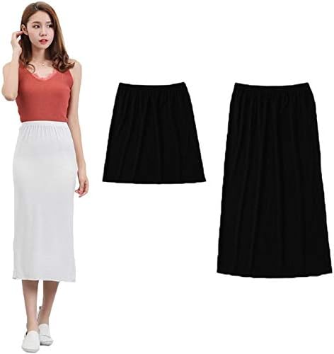 Amazon Co Jp ペチコート ワンピース 静電気防止 ロング スカート マキシ 綿 透け防止 インナー ショートシンプルペチコート 大きいサイズ ペチパンツ 服 ファッション小物
