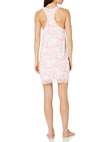 Amazon Brand - Mae Women's Sleepwear Racerback Chemise Nightgown, Pink Tie Dye, X-Large - Thumbnail 2