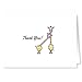 Stonehouse Collection 18 Assorted Thank You Note Cards - Blank Assorted Thank You Notes - Boxed Set Cute Animals Greeting Cards
