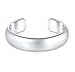 BORUO 925 Sterling Silver Toe Ring, Hypoallergenic Adjustable Band Ring 4mm