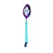Stainless Steel Rainbow Tableware Set, Jiayit Colorful Spoon Handle Spoons Flatware Colander Fork Drinking Tools Kitchen Gadget (C)