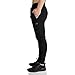 EK Mens Gym Jogger Pants Training Workout Slim fit Sweatpants Causal Leg Zipper