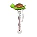 Daveyspa Floating Pool Thermometer, Shatter Resistant, for Outdoor & Indoor Swimming Pools, Spas, Hot Tubs, Jacuzzis & Aquariums (Tortoise) Upgraded Version