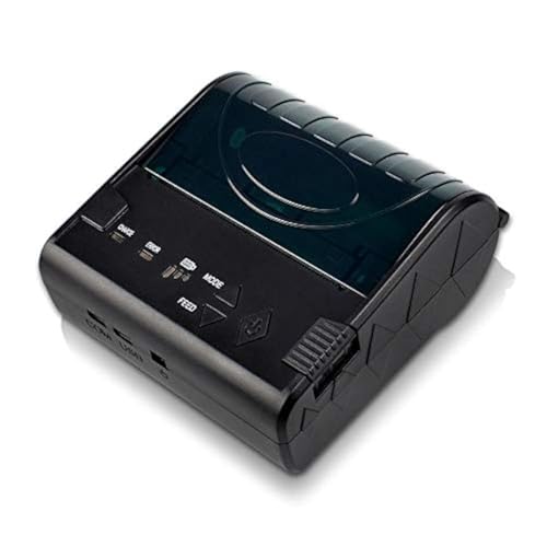 NETUM 80 mm Wireless Bluetooth Thermal Receipt Printer, Mini USB POS for Restaurant Retail Compatible with Android/iOS/PC/Windows/Linux NT-8003 (Bluetooth Printer 80 mm)