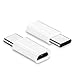 5pack USB-C Type-C to Micro USB Data Charging Adapter for Samsung Galaxy S8/S8 Plus,Tuscom (White)