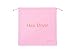Extra Large 13.5 x 13.5in Girly Pink Drawstring Velvet Hair Dryer Bag- Gift- Ideal Storage For Curling Irons, Straighteners,Toiletry, and Brushes - Airbnb, Yoga Class, Gym Organizer Bag