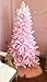 DOYOLLA Faux Fur Christmas Tree Skirt 48 inch Pink Xmas Tree Skirt Holiday Decorations Pet Favors
