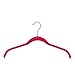 Juvale 50 Pack - Pink Ultra Thin Velvet Non Slip Clothes Hangers - Closet Space Saving Design for Shirts, Dress Clothes, Sweaters, Pants - 18 Inches