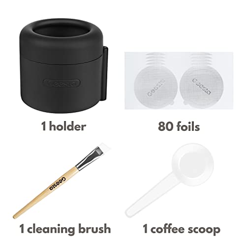 EasySeal Coffee Capsule Refill Kit for Nespresso Vertuoline with a